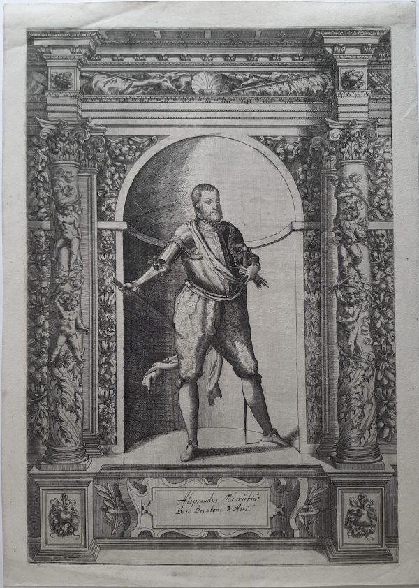 Dominicus Custos d'après Fontana portrait de H. von Madrutz