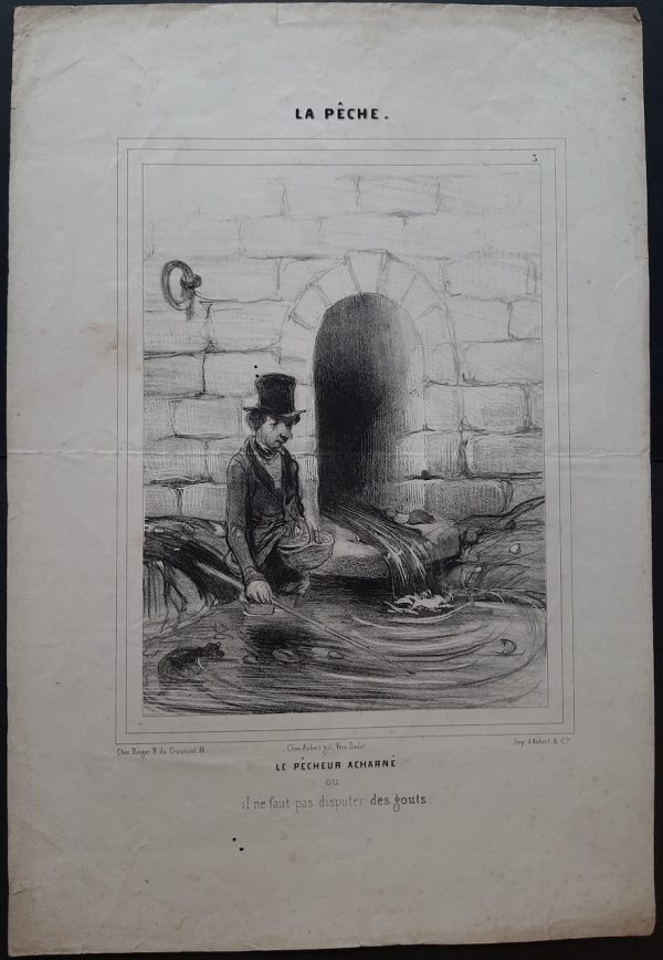 Honoré Daumier relentless fisherman