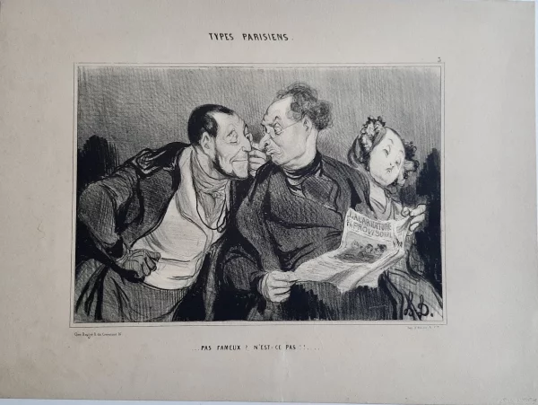 Honoré Daumier Pas fameux